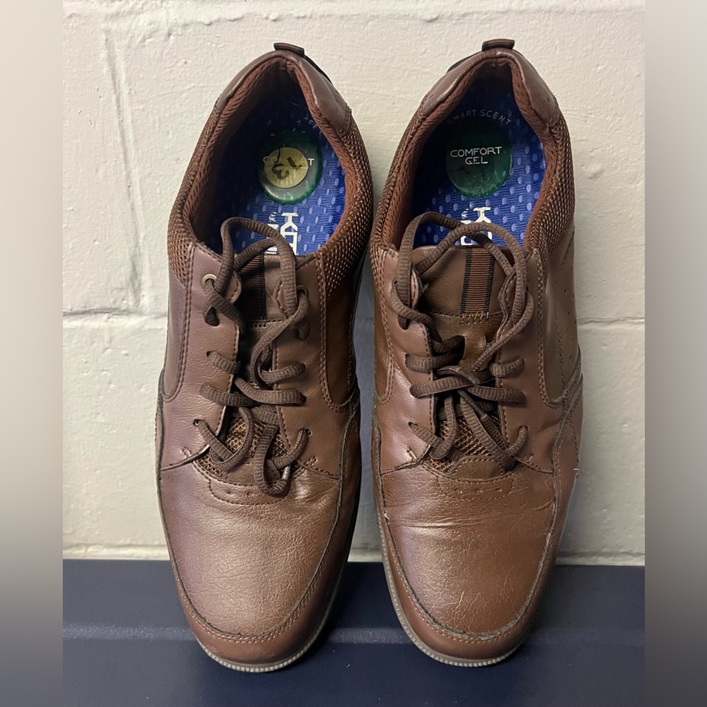 Nunn Bush Brown Leather Oxfords. Kore Walk.